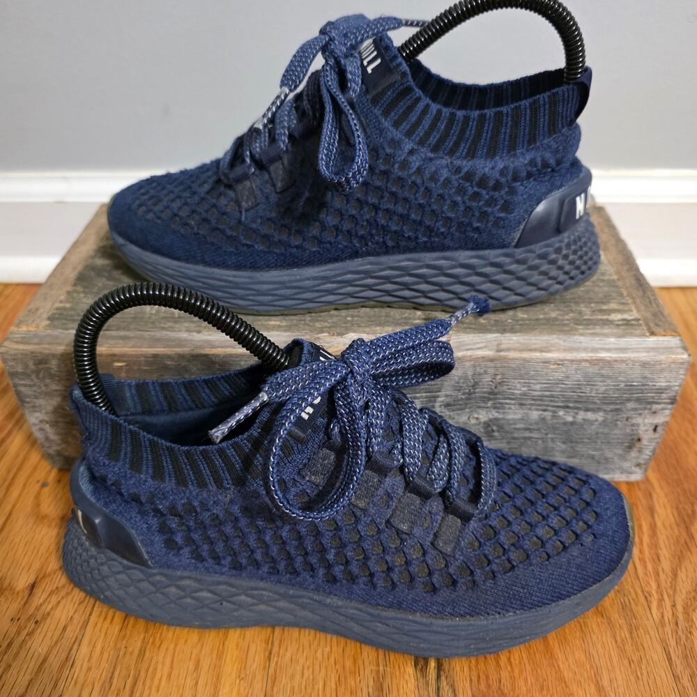 NOBULL Knit Runner Athletic Running Shoes Blue Men's 4 / Women's 5.5